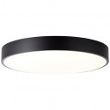 Stmívatelné LED svítidlo SLIMLINE černé, průměr 49cm, RC, CCT, Night Light