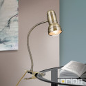 Stolní lampa s klipem WILHELM patina