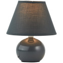 Keramická stolní lampa PRIMO šedá