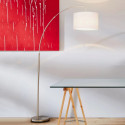 Oblouková stojací lampa CLARIE BÍLÁ