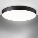 Stmívatelné LED svítidlo SLIMLINE černé, průměr 78cm, RC, CCT, Night Light