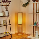 Stojací lampa NORI BAMBUS + textilie