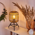 Stolní lampa trojnožka WOODROW ratan