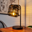 Stolní lampa CROSSTOWN černý bambus