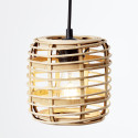 Jednoduché závěsné bambusové svítidlo CROSSTOWN 