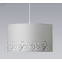 Závěsné svítidlo AKINA šedé s dekorem