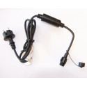 Napájecí kabel LED HIGH PROFI 230V, černý