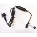 Napájecí kabel LED PROFI 230V, černý
