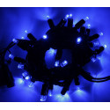 Prodlužovací venkovní girlanda 5m PROFI FLASH 230V 40 LED modrá