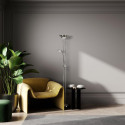 Stmívatelná stojací lampa STELA satinovaný chrom