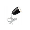Stolní lampa s klipem LEO GU10 černá