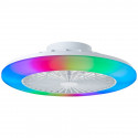 Stmívatelné LED svítidlo SALERNO BÍLÉ & reverzní VENTILÁTOR + funkce LED