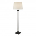 Stylová stojanová lampa PEDESTAL černá + čiré sklo