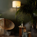 Stojací lampa ROMM dřevěné stínidlo