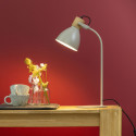 Stolní lampa ERENA taupe + dřevo