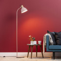 Stojanová lampa ERENA růžová + dřevo
