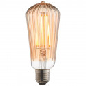 Skleněná LED žárovka E27 ST64 Filament EDISON bernstein