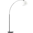 Stojací oblouková lampa VESSA černá