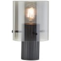 Stolní lampa RIFFELINI kouřové sklo