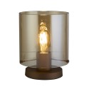 Stolní lampa SWEDEN BLACK sklo