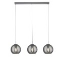 Trojité závěsné svítidlo BALLS SMOKE