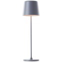 Venkovní AKU stolní lampa KAAMI šedá USB-A