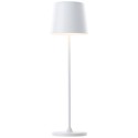 Venkovní AKU stolní lampa KAAMI bílá USB-A