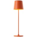 Venkovní AKU stolní lampa KAAMI oranžová USB-A