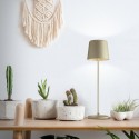 Venkovní AKU stolní lampa KAAMI cappuccino USB-C