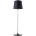 Venkovní AKU stolní lampa KAAMI černá USB-A