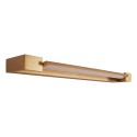 Nástěnné hliníkové LED svítidlo FLINK IP44 zlaté 60cm