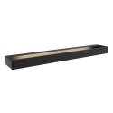 Nástěnné hliníkové LED svítidlo FLINK IP44 černé 60cm