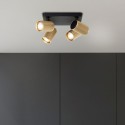 Stropní hliníkové svítidlo MARTY 4 GOLD