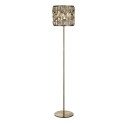 Stojací lampa glamour BIJOU patina