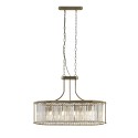 Závěsné glamour svítidlo VICTORIA patina