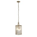 Závěsné glamour svítidlo VICTORIA patina, průměr 26cm
