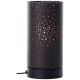 Skleněná stolní lampa SCARLETT černá