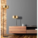 Stojací lampa KNOX černá & ZLATÁ