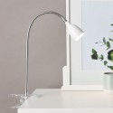 Stolní klipová lampa ANTHONY bílá 
