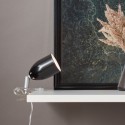 Stolní lampa s klipem LEO GU10 černá