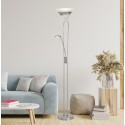 Stojanová stmívatelná lampa OLLIE LED satinovaný chrom