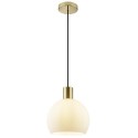 Závěsné svítidlo CONY zlaté & opálové sklo 