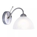 Nástěnná lampa MILANESE SATIN, alabastrové sklo