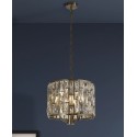 Závěsné glamour svítidlo BIJOU patina, průměr 38cm