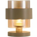 Stolní lampa ROYAL jantarové sklo