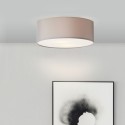 Stropní svítidlo ANNEKE šedá textilie průměr 45cm