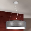 Závěsné svítidlo UFO šedé, průměr 50cm