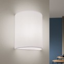 Nástěnná lampa UFO bílá textilie