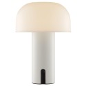 Venkovní AKU stolní lampa MATTIS béžová USB-A