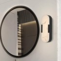 Nástěnné LED svítidlo OPALINE MARBLE IP44, ČERNÉ 35cm